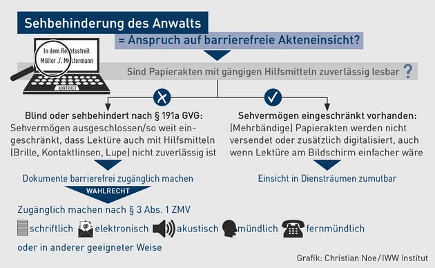AK-03.2024_Grafik_Sehbehinderung des Anwalts.eps (© IWW Institut)