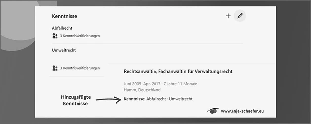 Kenntnisse im LinkedIn-Profil_sw_300dpi.tif (© IWW Institut)